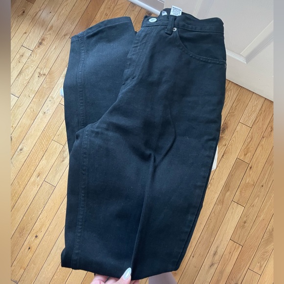 Vintage black Calvin Klein straight leg denim size 4 - Picture 6 of 8